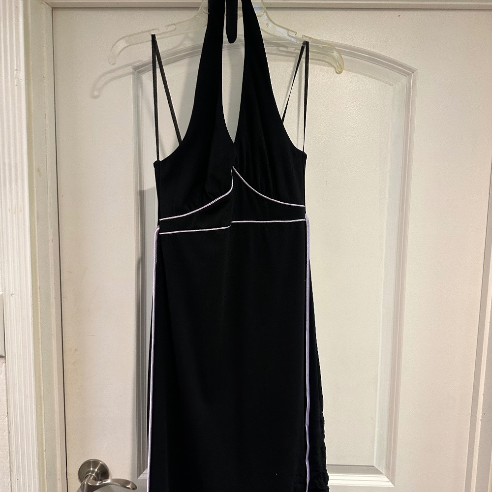 Black with purple piping City triangles size m